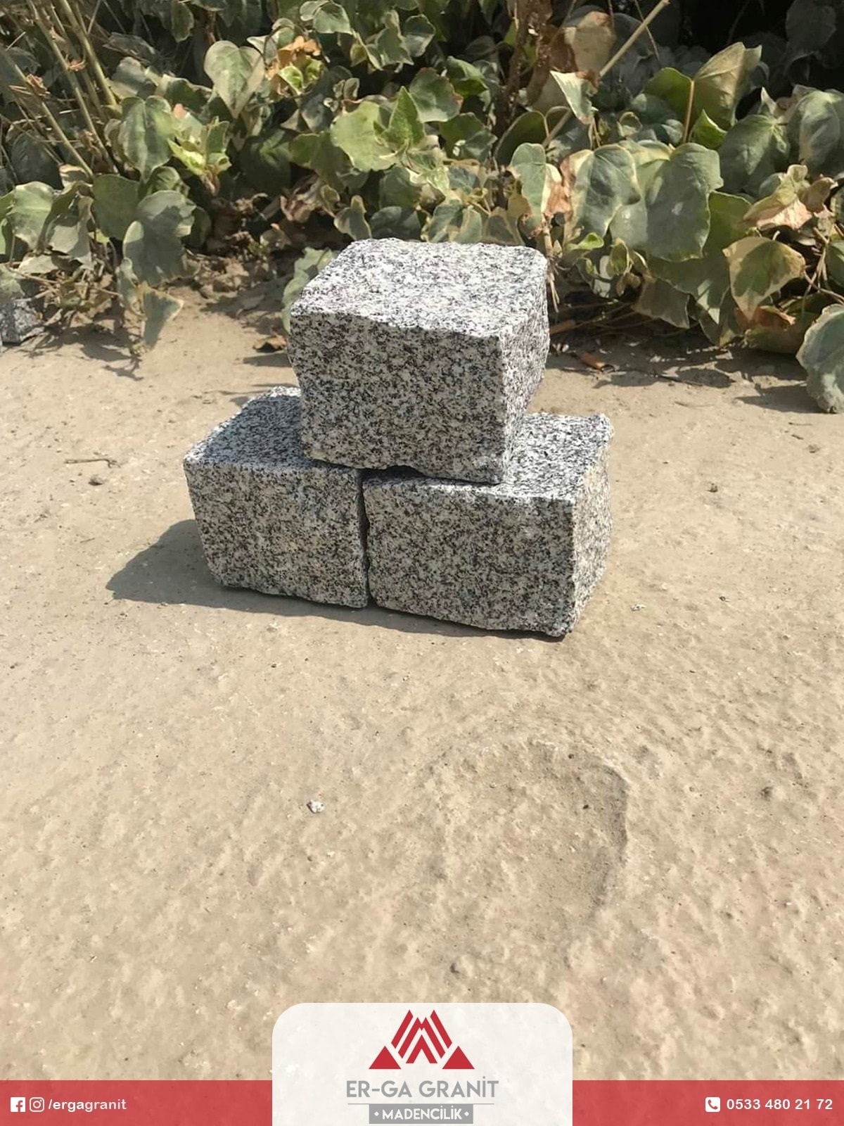Granit küp taş 9x11